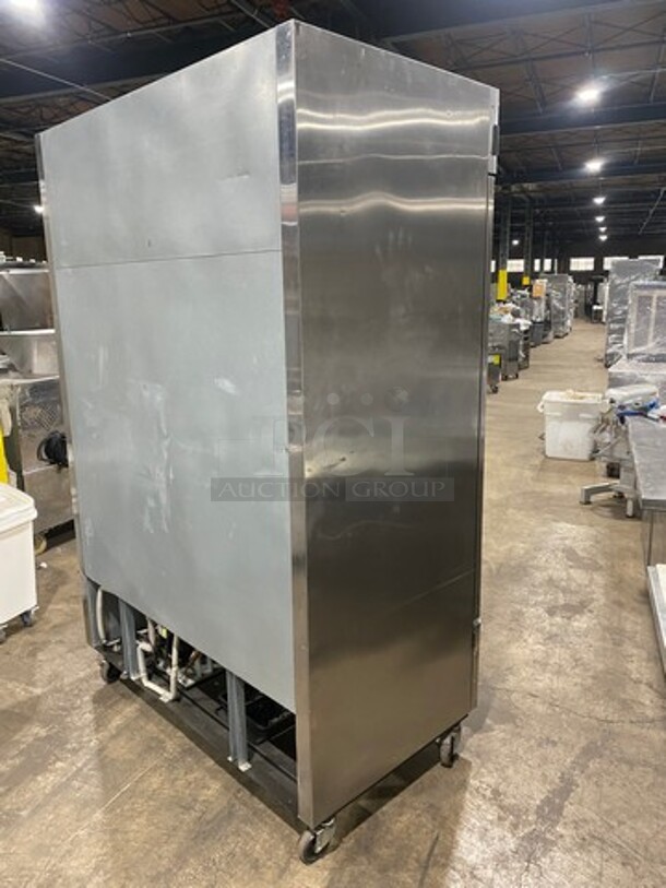 Blue Air Commercial 2 Door Reach In Refrigerator! With Poly Coated Racks! All Stainless Steel! On Casters! Model: BASR2 SN: LTR203040054 115V 60HZ 1 Phase - Image 4 of 10