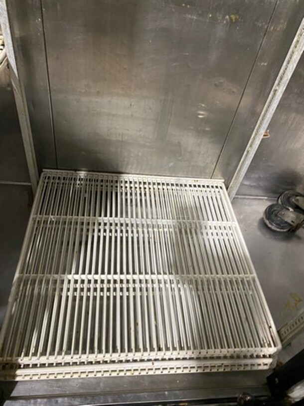 True Commercial 3 Door Reach In Cooler! With Poly Coated Racks! All Stainless Steel! Model: TS72 SN: 12896565 115V 60HZ 1 Phase - Image 7 of 10