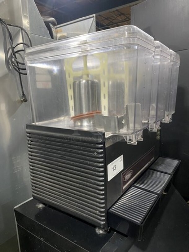 Late Model Omega 3 Head Refrigerated Juice Dispenser! Model OSD30 Serial 3SD20D100289! 120V 1 Phase!  - Image 2 of 7