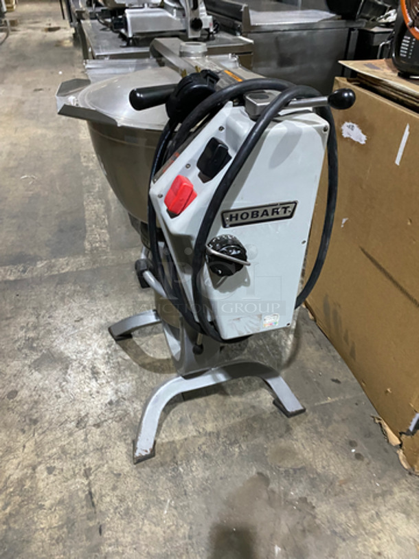NICE! Hobart Commercial Vertical Cutter/Mixer/Mincer! All Stainless Steel! On Legs! Model: HCM450 SN: 311216113 200V 60HZ 3 Phase - Image 2 of 9