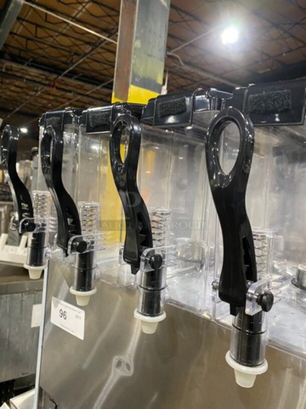 Commercial Countertop 4 Hopper Refrigerated Beverage Dispenser! Model: YSJ12X4 110V - Image 5 of 9