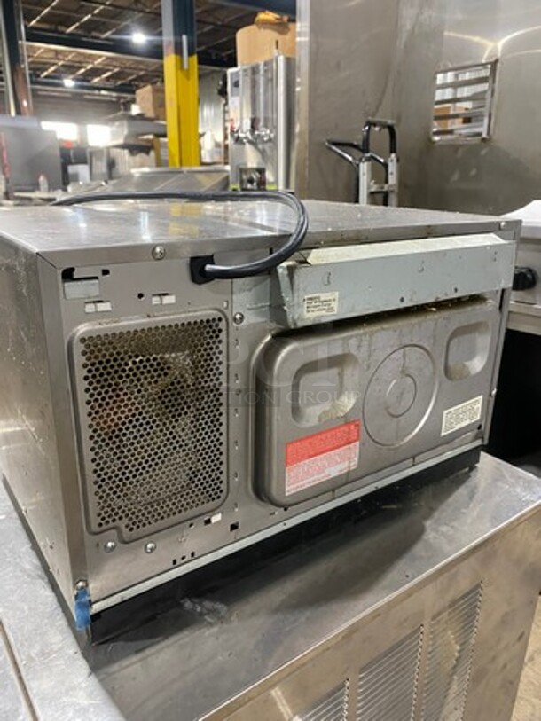 2010 Sharp Commercial Countertop Microwave Oven! With View Through Door! All Stainless Steel! Model: R21LVF SN: 30870 - Image 4 of 8