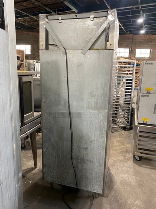 Victory Commercial Single Door Refrigerated Dough Retarder! Can Fit Roll In Rack! All Stainless Steel! On Legs! RACK NOT INCLUDED! Model: RS1DS7EW SN: B0381930 115V 60HZ 1 Phase - Image 3 of 9