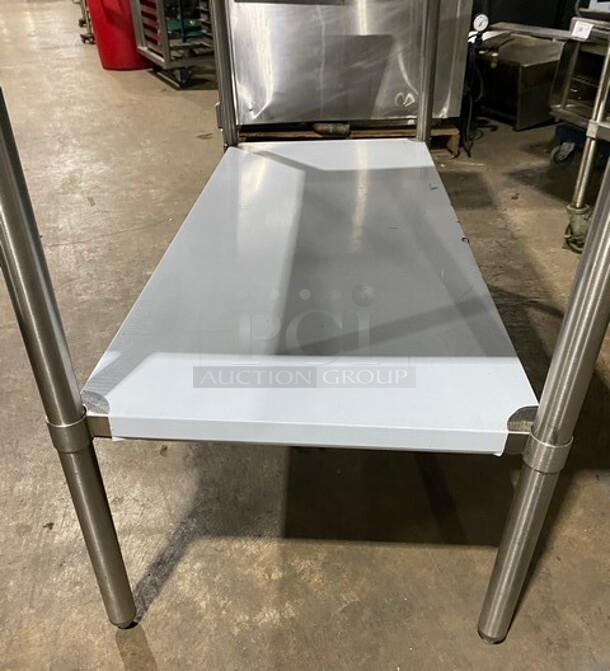 Like New! Sauber 60" Stainless Steel Commercial Worktable! - Image 6 of 7