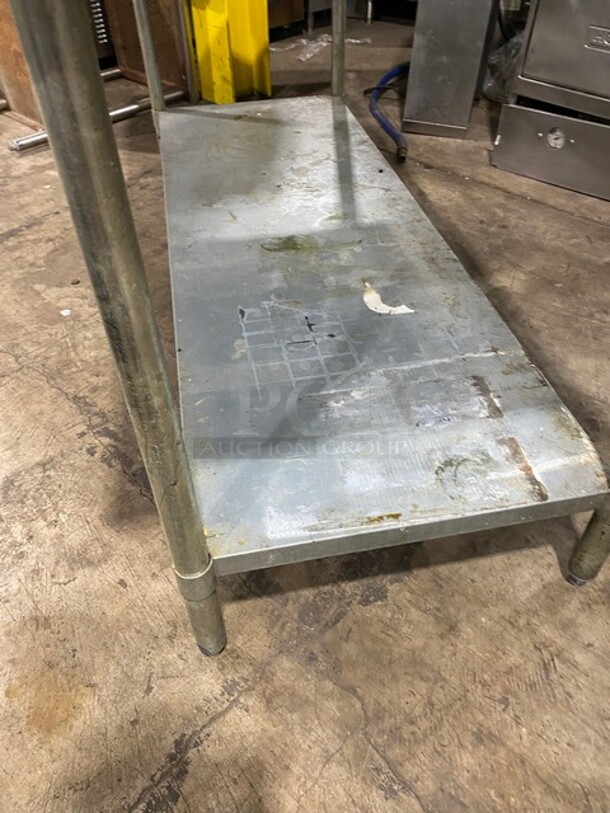 NICE! All Stainless Steel Work/Prep Table! With Underneath Storage Space! On Legs! - Image 5 of 6