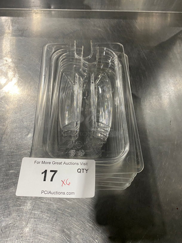 NEW! Cambro Clear Poly Food Pan Slotted Lids! 6x Your Bid!