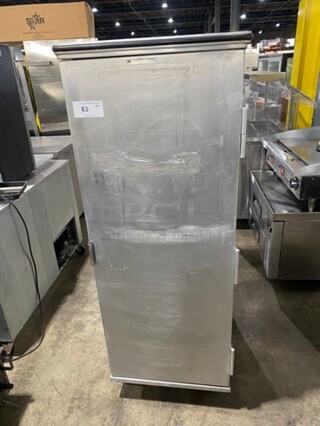Victory Commercial Single Door Food Warmer/Proofer Cabinet! Stainless Steel! On Casters!