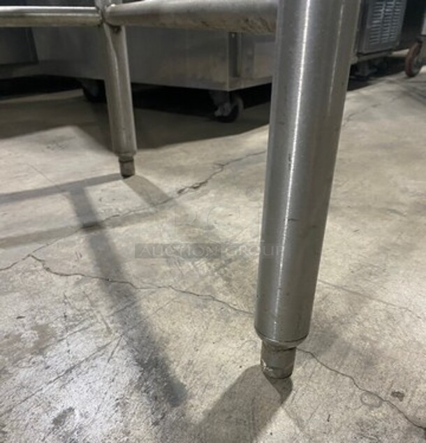 All Stainless Steel Work Top Table With Left Side Hand Wash/Prep Sink! - Image 8 of 8