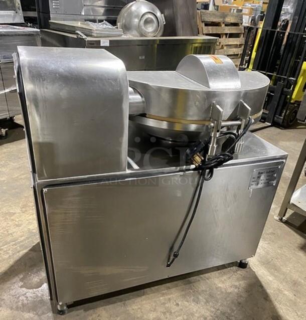 Nice! Jixiang Commercial Countertop Buffalo Chopper! All Stainless Steel! Working When Removed!  Model ZB40 Serial 2019072! 240V!  - Image 4 of 8