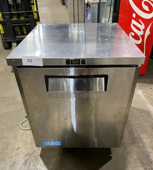 Turbo Air Stainless Steel One Door Refrigerated Lowboy Worktop Cooler! Model MUR28 115V  - Image 1 of 7