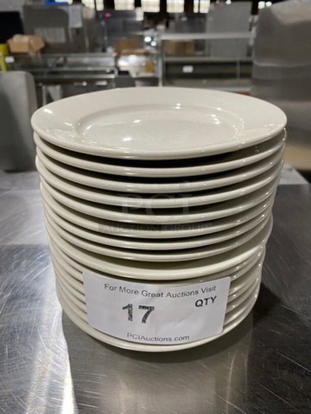 ALL ONE MONEY! DAD White Ceramic Plates! - Image 1 of 4