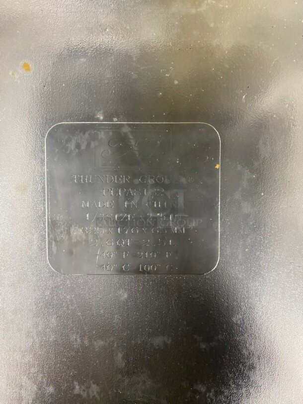 Thunder Group Poly 2.6 QT Food Pan! 5x Your Bid! - Image 7 of 7