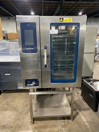 Nice! Late Model Alto Shaam! Stainless Steel Commercial Electric Powered Combi Convection Oven! 208/240 Volts! 3 Phase! Model: CTP10-10E 