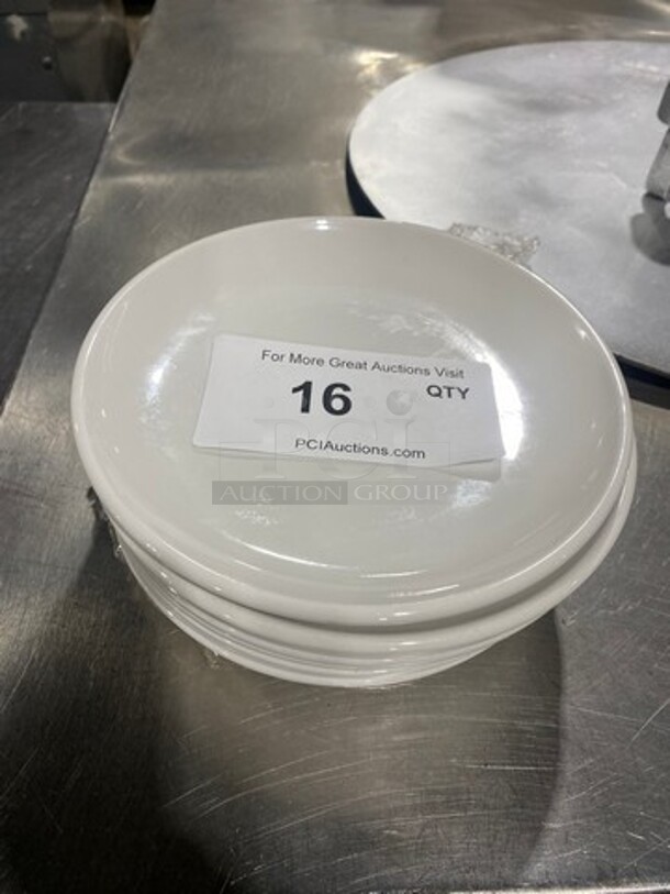 ALL ONE MONEY! World White Ceramic Serving Plates! - Image 1 of 4