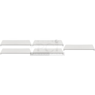 11 NEW IN BOX Items! 10 Cambro CPSK2148V5480 Camshelving® Premium 21" x 48" Shelf Kit with 5 Vented Shelves and 1 Cambro CPSK2148S5480 Camshelving® Premium 21" x 48" Shelf Kit with 5 Solid Shelves. 11 Times Your Bid!