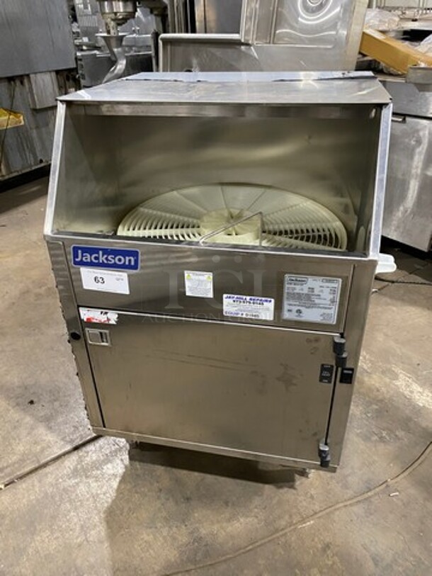 LATE MODEL! JACKSON Carousel Style Underbar Glass Washer! On Legs! Model DELTA 1200 Serial 18J366337 208V/60Hz/1 Phase - Image 1 of 8