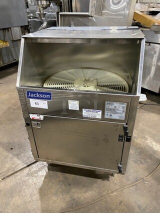 LATE MODEL! JACKSON Carousel Style Underbar Glass Washer! On Legs! Model DELTA 1200 Serial 18J366337 208V/60Hz/1 Phase