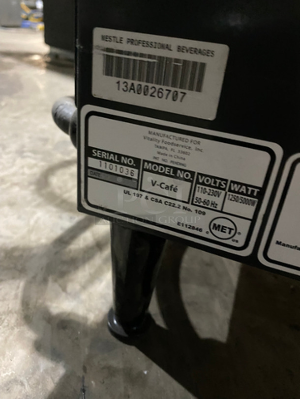 Nescafe Hot Beverage Dispenser Machine! Model: VCAFE SN: 1101036 110/230V 60HZ 1 Phase - Image 7 of 8