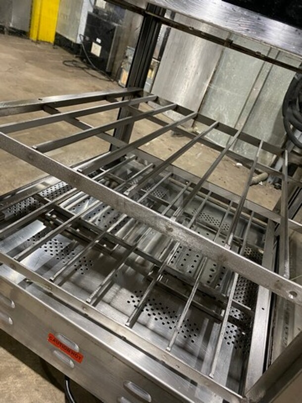 Benchmark Commercial Countertop Heated Food Holding/ Display Cabinet Merchandiser! With Front And Rear Access Doors! Glass All Around! Stainless Steel Body! Model: 51018 - Image 5 of 8