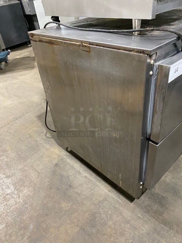 Beverage Air Commercial Refrigerated 2 Drawer Lowboy Worktop Cooler! All Stainless Steel! On Casters! Model UCRD36A SN 11213311 115V PHASE 1 - Image 2 of 7