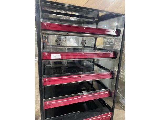 LIKE NEW! Commercial 5 Tier HEATED Open Grab-N-Go Merchandiser Display Showcase! Individually Controlled Tiers! 208V 1 Phase! Working When Removed!   - Image 5 of 7