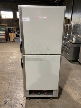 Metro Commercial Insulated 2 Door Heating/Proofing Cabinet Food Warmer! On Casters! Model: HM2000 SN: H20W-29180!