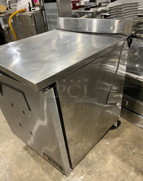 True Commercial Single Door Lowboy/Worktop Freezer! With Back Splash! All Stainless Steel! Model: TWT27F SN: 8587390 115V 60HZ 1Ph - Image 3 of 6