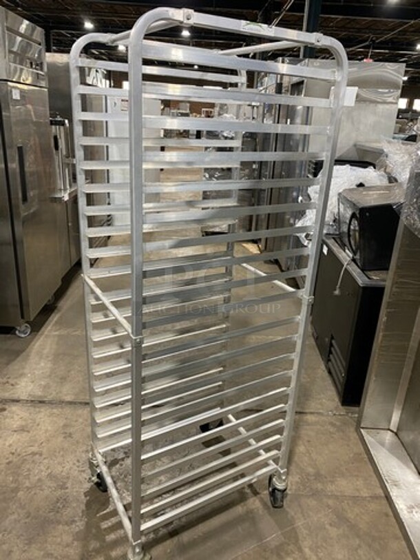 Metal Commercial Pan Transport Rack! On Casters! - Image 4 of 8