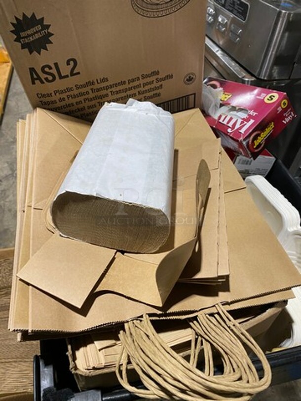 ALL ONE MONEY! MISCELLANEOUS! Includes Bown Paper Towel, To Go Food Containers, Vinyl Gloves AND MORE! - Image 4 of 11