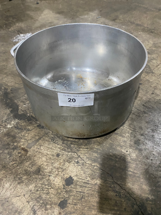 Metal Stock Pot! With Single Handle! 18x10!