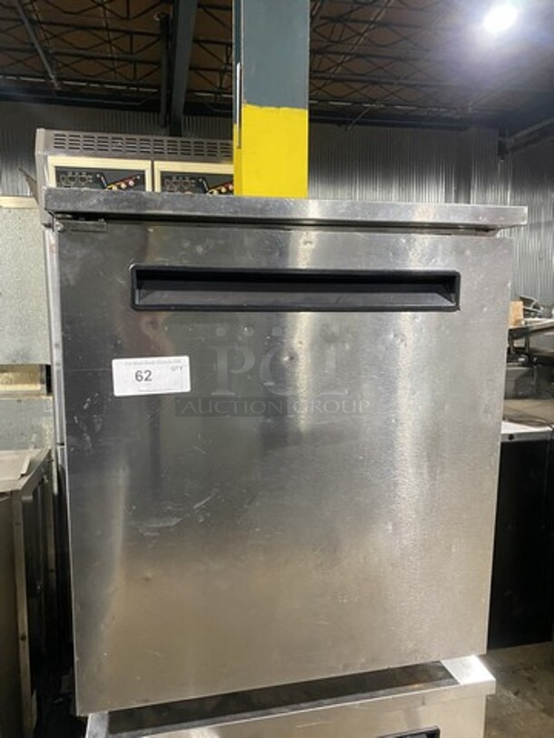 Delfield One Door Lowboy/Worktop Cooler! Model 406Star2 Serial 0711152001996! 115V 1 Phase! On Casters! - Image 1 of 7