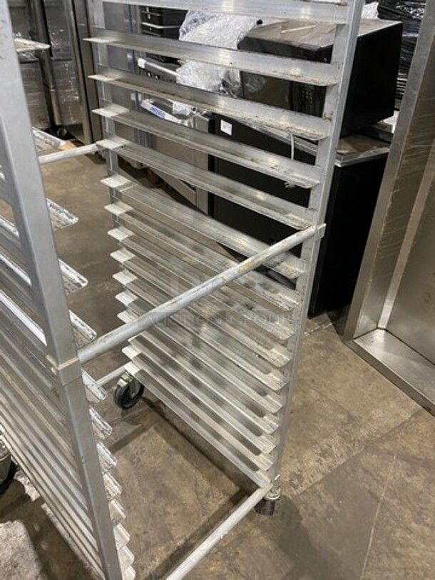 Metal Commercial Pan Transport Rack! On Casters! - Image 8 of 8