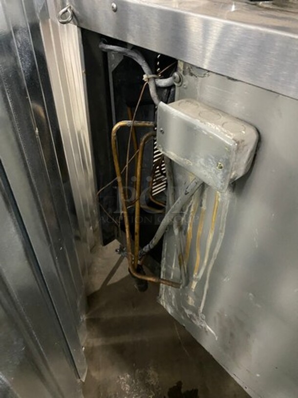 Silver King 84 Inch Refrigerated  4 Large Drawer Chef Base! Model SKRCB84H Serial SAJE68785A! 115V 1 Phase! On Casters!  - Image 8 of 8