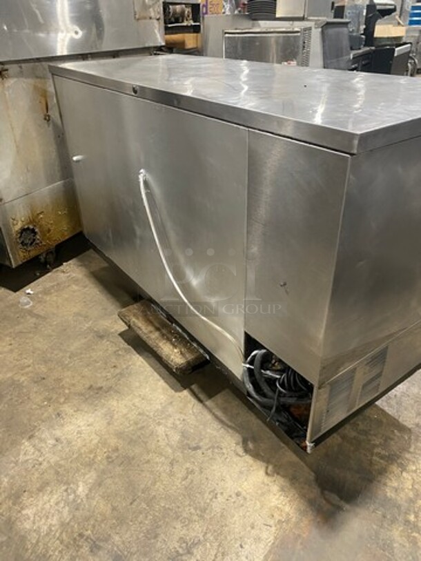 True Commercial 2 Door Bar Back Cooler! With Solid Doors! All Stainless Steel! Model: TBB3S SN: 12682008 115V 60HZ 1 Phase - Image 3 of 8