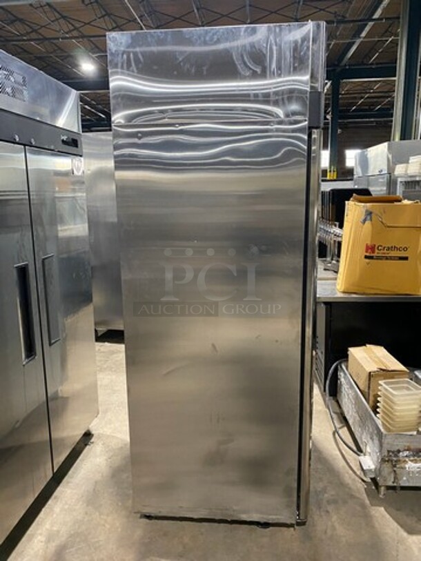Turbo Air Commercial 2 Door Reach In Freezer! With Poly Coated Racks! All Stainless Steel! On Casters! Model: M3F472N SN: H2M3F4LCZ205 115V 60HZ 1 Phase - Image 4 of 9