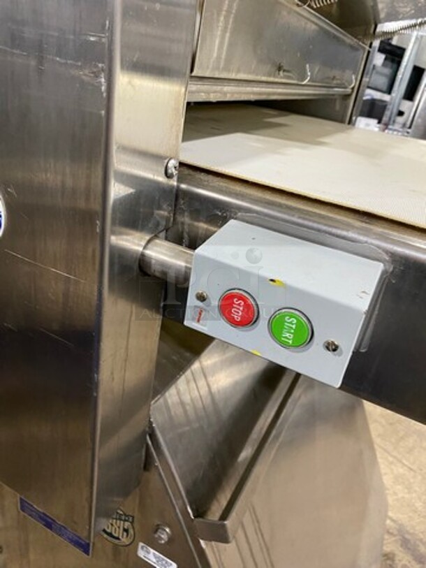 LVO Commercial Floor Style Dough Sheeter/Molder! All Stainless Steel! Model: SM24 SN: SM2404020912 120V60HZ 1 Phase - Image 7 of 10