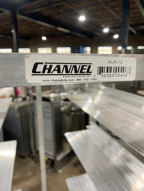 Channel Metal Commercial Pan Transport Rack! On Casters! MODEL AUR12 - Image 6 of 6