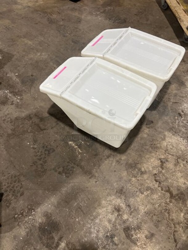 Tucker Countertop White Poly Ingredient Bin! 2x Your Bid! - Image 4 of 6