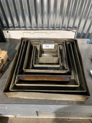 All One Money! Tin Square Cake Pans!