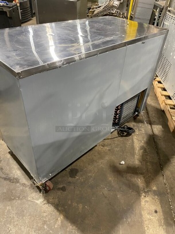 Cool Tech Commercial 2 Door Lowboy/ Worktop Cooler! Stainless Steel! On Casters! - Image 4 of 9