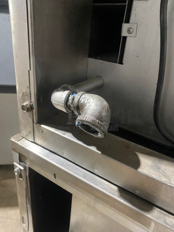 Blodgett Commercial Natural Gas Powered Double Stacked Convection Oven! With Metal Baking Racks! All Stainless Steel! 2 X Your Bid! Makes One Unit! - Image 10 of 12