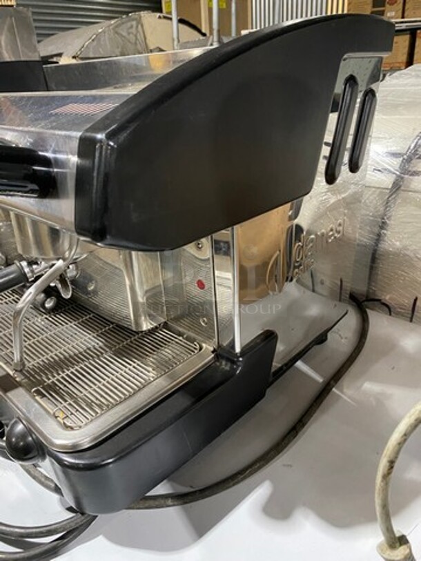 NICE! Danesi Commercial Countertop 3 Group Espresso Machine! All Stainless Steel! WORKING WHEN REMOVED! - Image 3 of 10