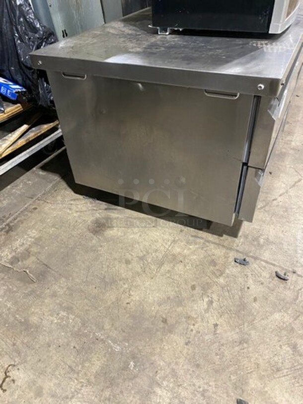 Silver King Commercial Refrigerated Chef Base! With 4 Drawer Storage Space! All Stainless Steel! On Casters! Model: SKRCB84H SN: SAJE68785A 115V 60HZ 1 Phase - Image 2 of 9