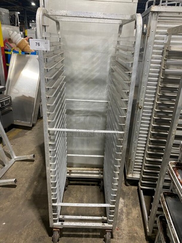 Metal Commercial Pan Transport Rack! On Casters! - Image 1 of 6