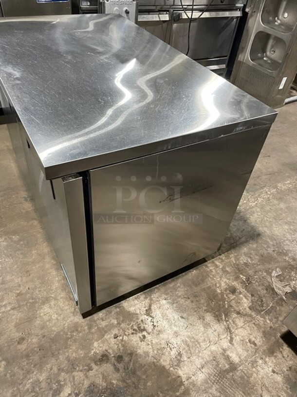 True Commercial 2 Door Refrigerated Lowboy/Worktop! All Stainless Steel! With Poly Coated Racks! 115V 1 Phase! Model: TUC-48-LP-HC SN: 9029640!
 - Image 2 of 8