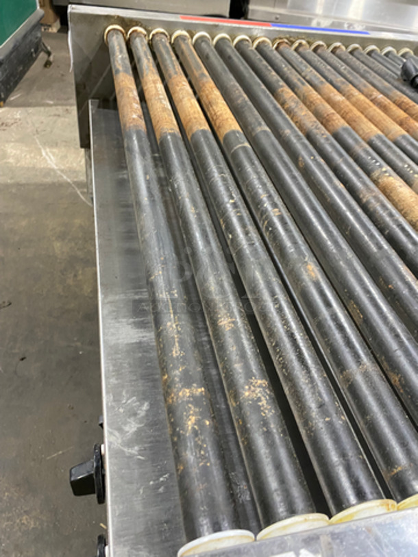 APW Wyott Commercial Countertop Hot Dog Roller Grill! All Stainless Steel! On Legs! Model: HRS755T SN: 8179618040844 208/240V 60HZ 1 Phase - Image 7 of 9