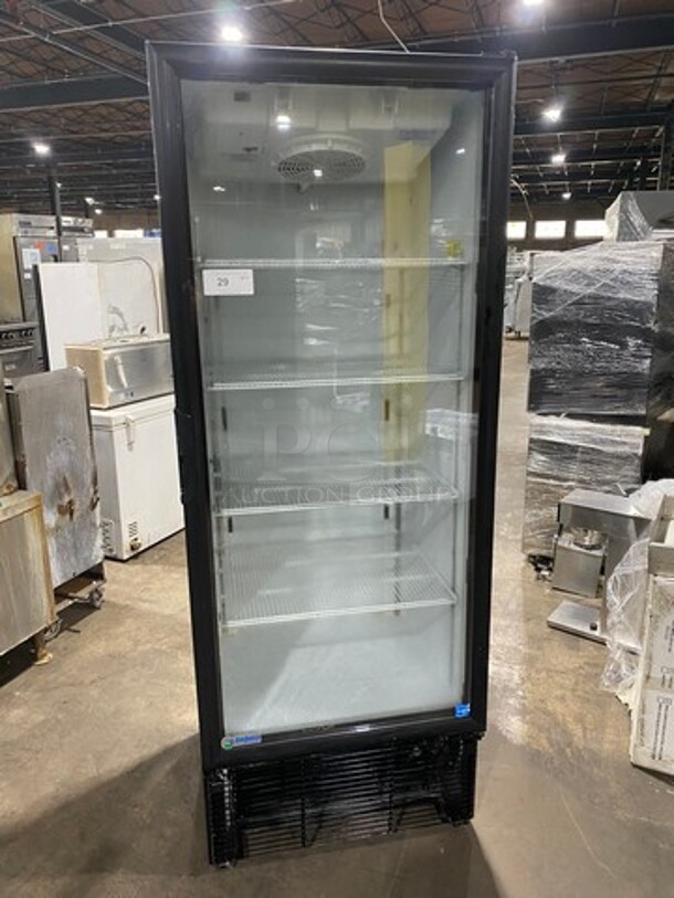 Imbera Commercial Single Door Reach In Cooler Merchandiser! With View Through Door! Model: G319CO2 SN: 111161010359 115V 60HZ 1 Phase - Image 1 of 8