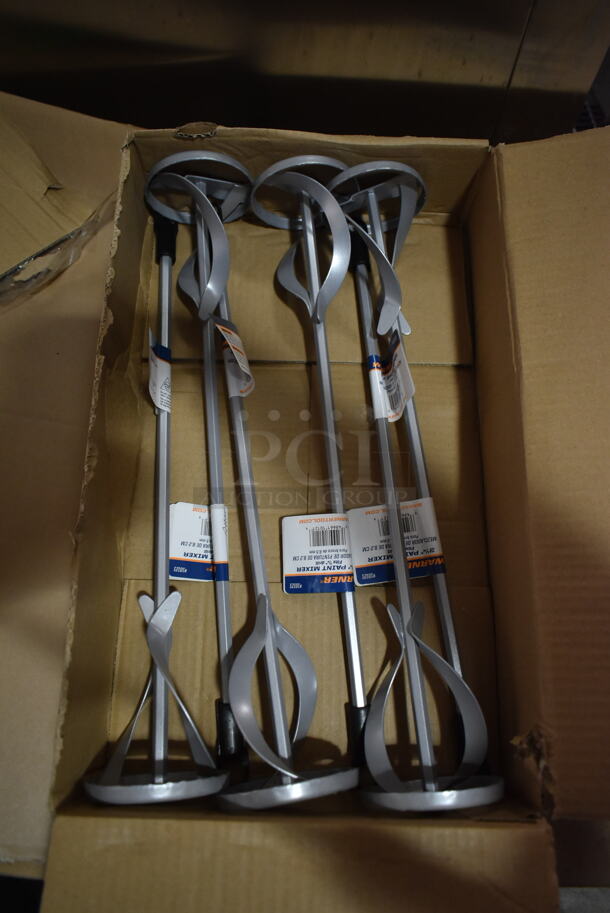 4 Boxes of 4 BRAND NEW! Warner 3-1/4" Paint Mixers. Total of 16. 16 Times Your Bid! - Image 1 of 5