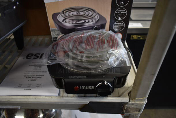 BRAND NEW SCRATCH AND DENT! Imusa GAU-80305 Countertop Electric Powered Single Burner Range. 120 Volts, 1 Phase.  - Image 2 of 6