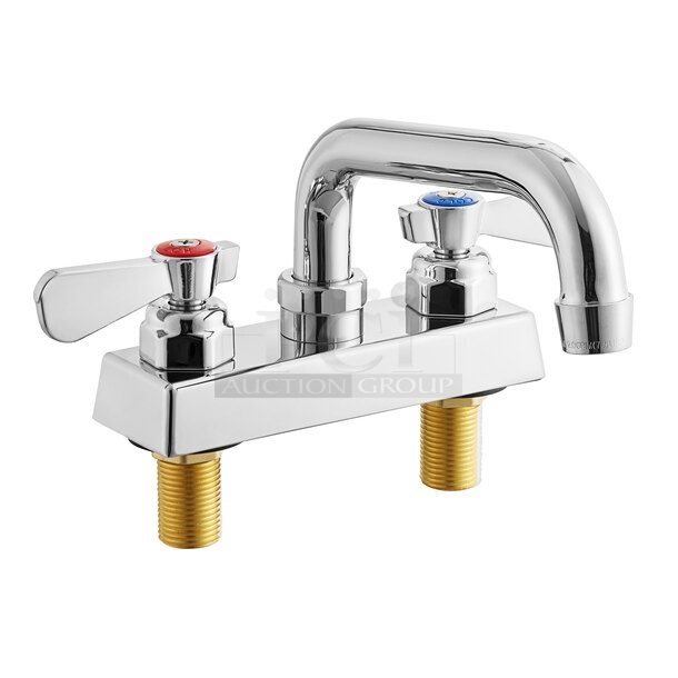 4 BRAND NEW SCRATCH AND DENT! Regency 600FD46 Deck-Mounted Faucet with 4